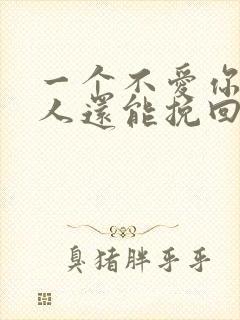 一个不爱你的男人还能挽回吗