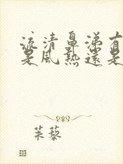 流清鼻涕有黄痰是风热还是风寒封面