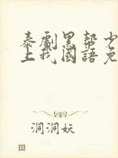 泰剧黑帮少爷爱上我国语免费观看全集