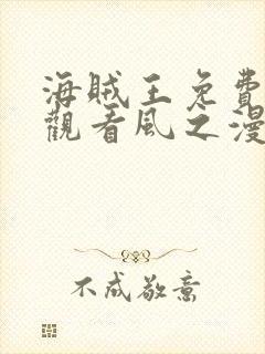 海贼王免费漫画观看风之漫画封面