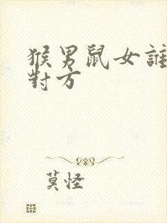 猴男鼠女谁更爱对方