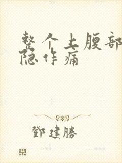 整个上腹部都隐隐作痛