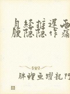 月经推迟两天小腹隐隐作痛乳房胀痛封面