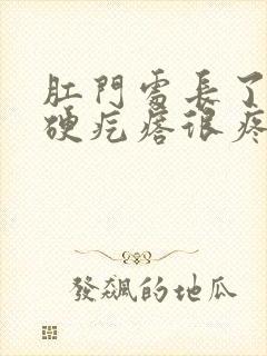 肛门处长了一个硬疙瘩很疼