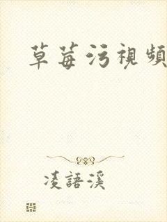 草莓污视频导航封面