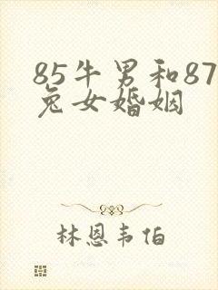 85牛男和87兔女婚姻