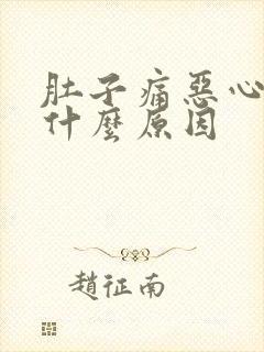 肚子痛恶心想吐什么原因