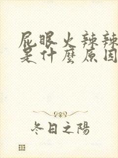 屁眼火辣辣的痛是什么原因