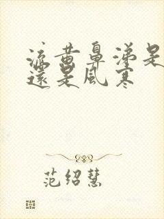 流黄鼻涕是风热还是风寒封面