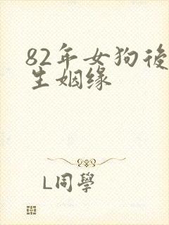 82年女狗后半生姻缘