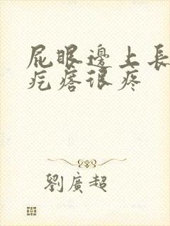 屁眼边上长个硬疙瘩很疼