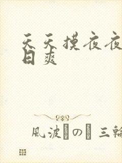 天天摸夜夜操日日爽