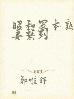 昭和冢本熟女人妻系列封面