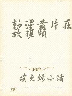 动漫黄片在线播放视频