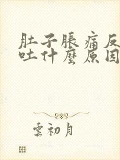 肚子胀痛反胃想吐什么原因