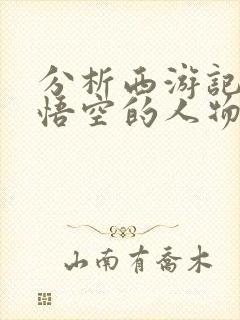 分析西游记中孙悟空的人物形象