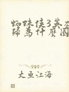 蜘蛛侠3英雄无归为什么国内不上映