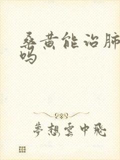 桑黄能治肺结节吗封面