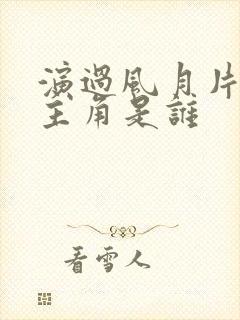 演过风月片的女主角是谁