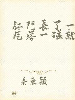 肛门长了一个硬疙瘩一碰就疼封面