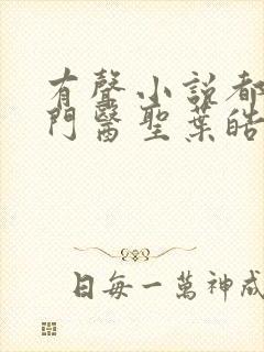 有声小说都市奇门医圣叶皓轩