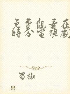 免费观看在暴雪时分电视剧全集