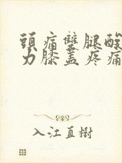 头痛双腿酸软无力膝盖疼痛