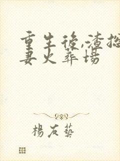 重生后,渣总追妻火葬场