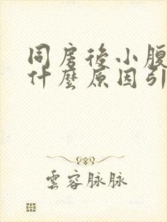 同房后小腹难受什么原因引起的