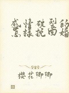 感情破裂的夫妻怎样挽回婚姻封面