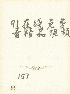 91在线免费观看精品视频