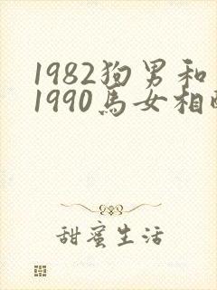 1982狗男和1990马女相配婚姻如何封面