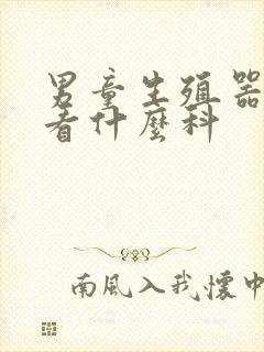 男童生殖器短小看什么科