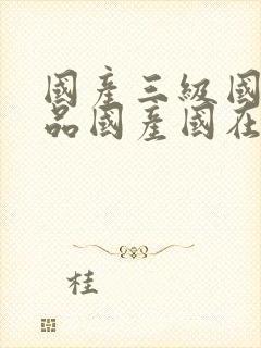 国产三级国产精品国产国在线观看