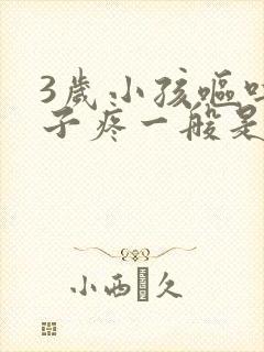 3岁小孩呕吐肚子疼一般是什么原因引起的