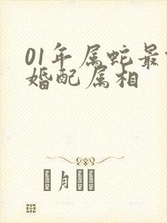 01年属蛇最佳婚配属相