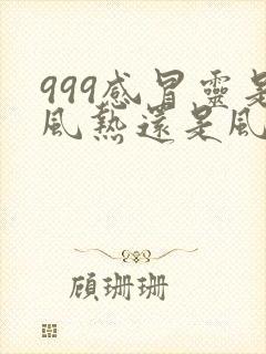 999感冒灵是风热还是风寒