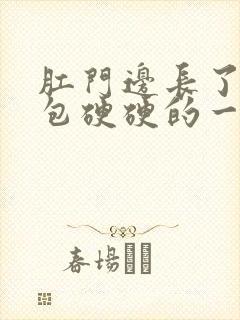 肛门边长了一个包硬硬的一碰就痛