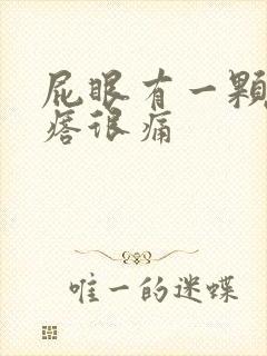 屁眼有一颗硬疙瘩很痛封面