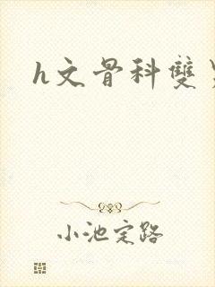 h文骨科双男主封面