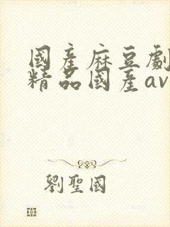 国产麻豆剧传媒精品国产av