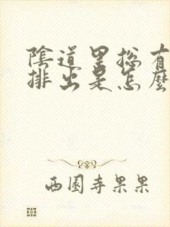 阴道里总有气体排出是怎么回事封面