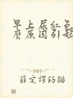 早上尿红色是什么原因引起的