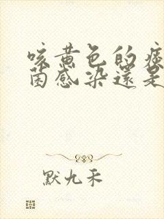 咳黄色的痰是细菌感染还是病毒感染封面