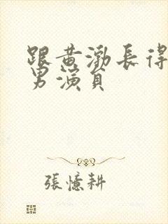 跟黄渤长得像的男演员