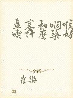 鼻塞和咽喉肿痛吃什么药好