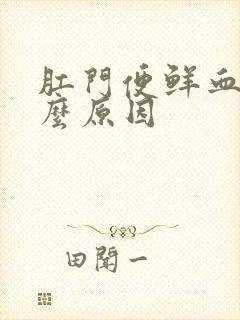 肛门便鲜血是什么原因