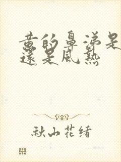 黄的鼻涕是风寒还是风热