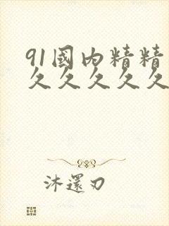 91国内精精品久久久久久婷婷封面