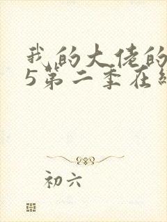 我的大佬的365第二季在线观看